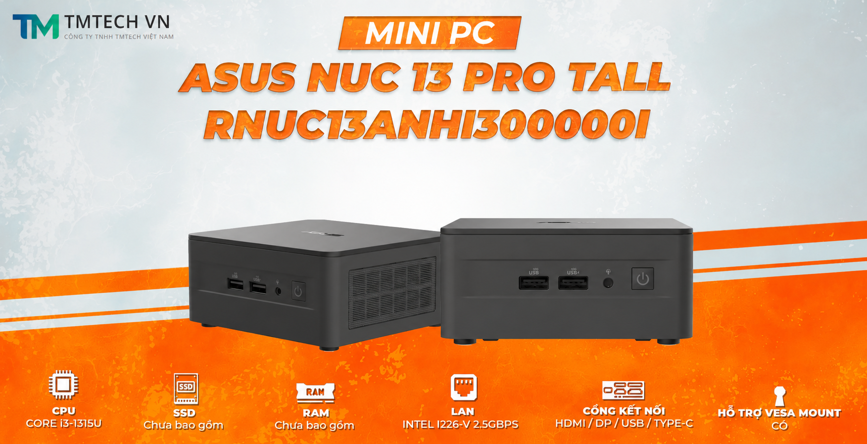 Mini PC ASUS NUC 13 Pro Core i3 - TMTECH VN