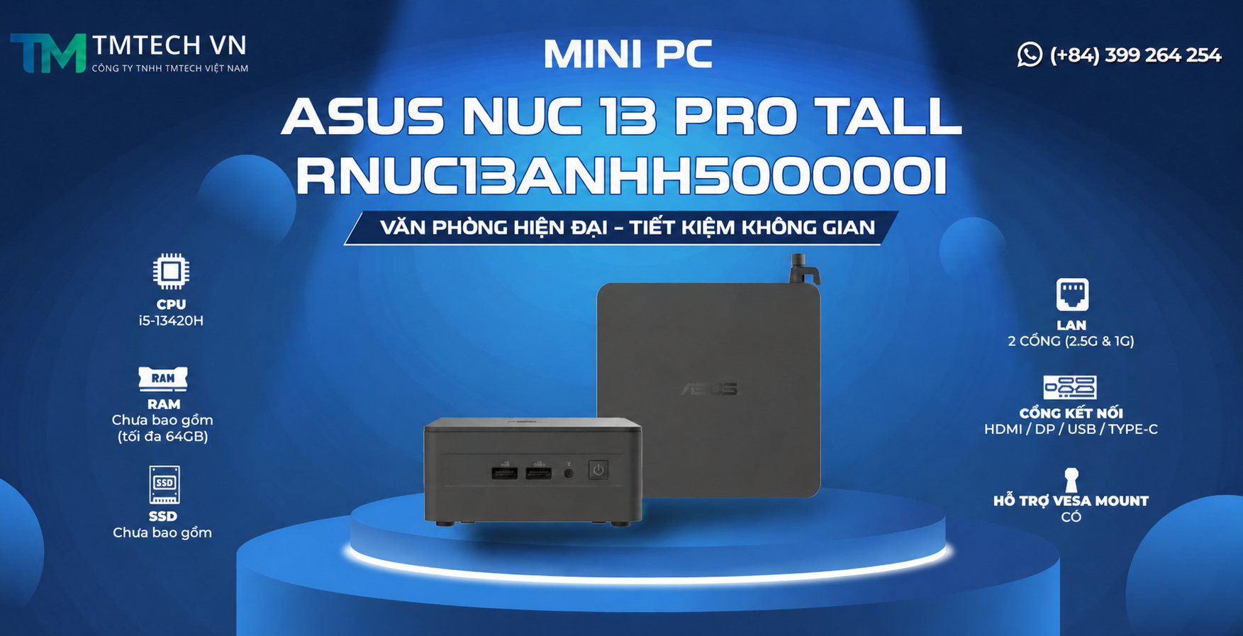 Mini PC ASUS NUC 13 Pro Core i5 - TMTECH VN