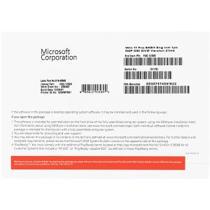Microsoft Windows 11 Pro OEM DVD 64-bit FQC-10528