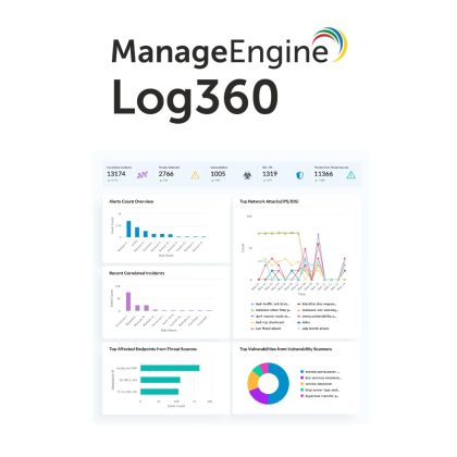 Phần mềm SIEM ManageEngine Log360 (10 Log Sources, 2 DC, 1 năm)